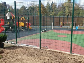 Забор на детскую площадку 50 метров фото в Дубне